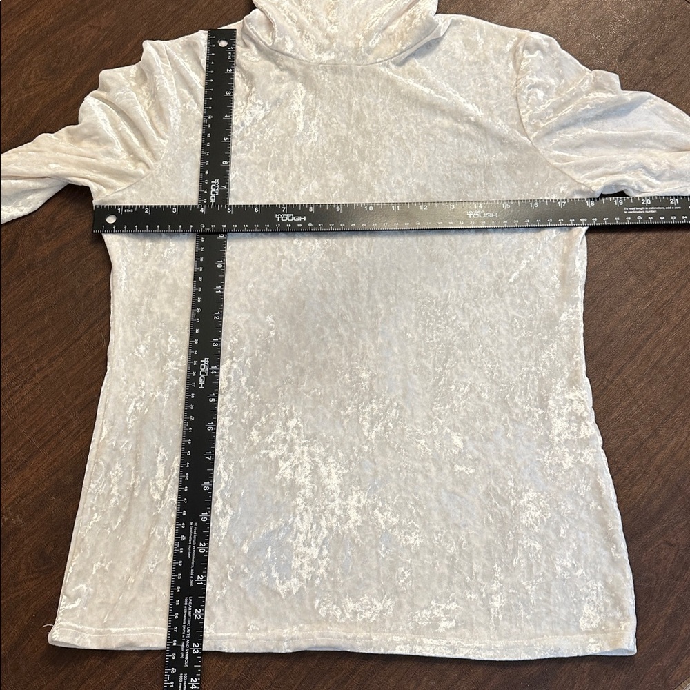 SnoSkins Crushed Velvet Long Sleeve Turtleneck - Picture 5 of 7
